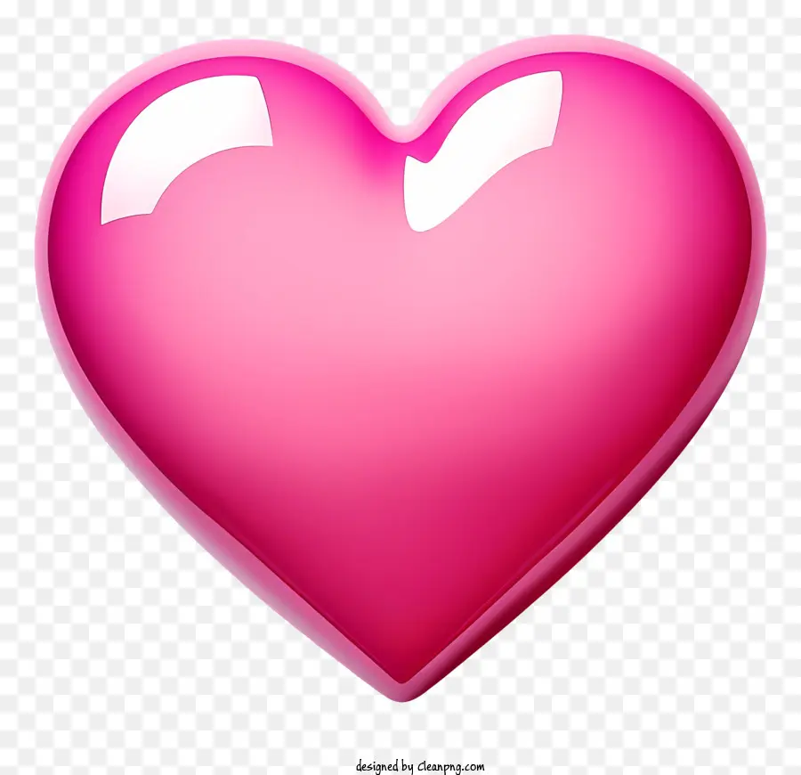 หัวใจ，หัวใจพลาสติกสีชมพู PNG