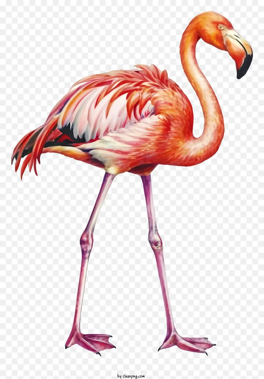 ตูน，สีชมพู Flamingo PNG