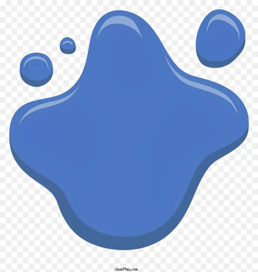 การ์ตูน，Blue Blob PNG