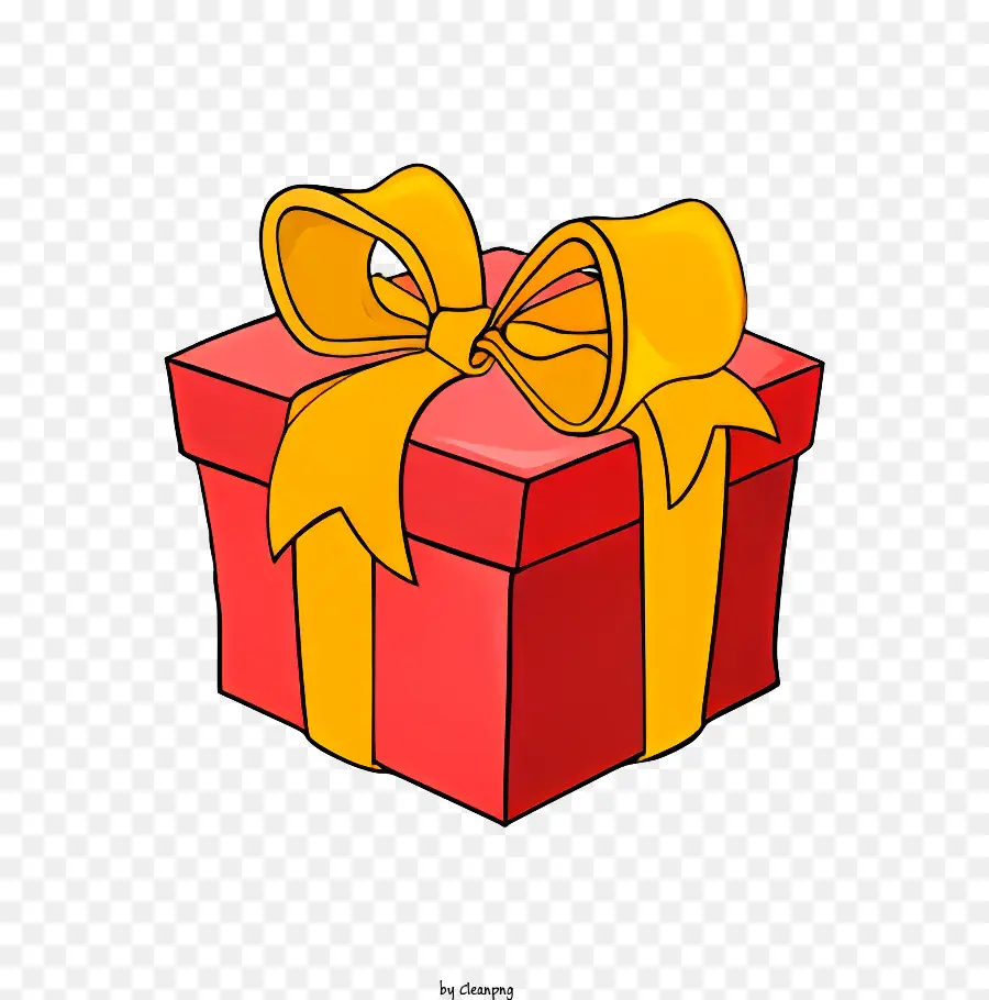 กล่องของขวัญ，สีแดงธนู PNG