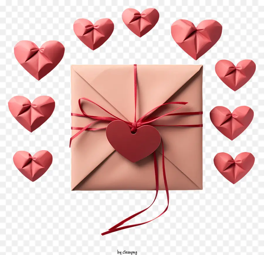 ซองจดหมาย，Heartshaped กล่องของขวัญ PNG
