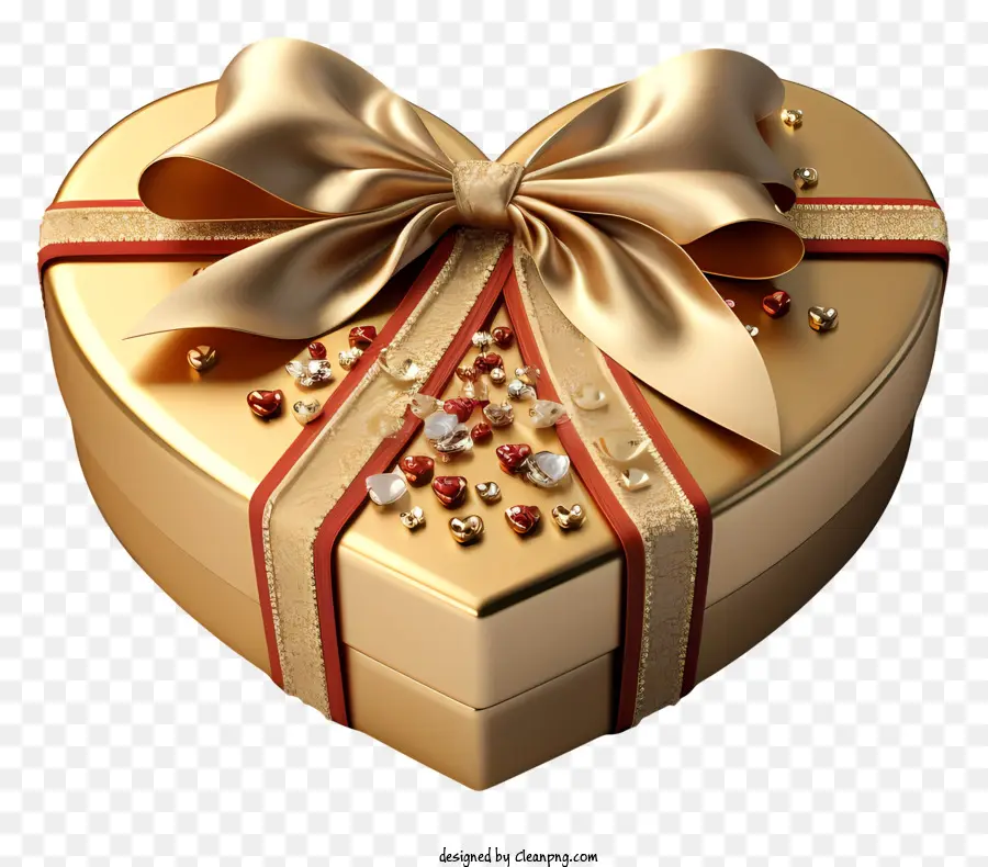 กล่องของขวัญ，รูปร่างหัวใจ PNG