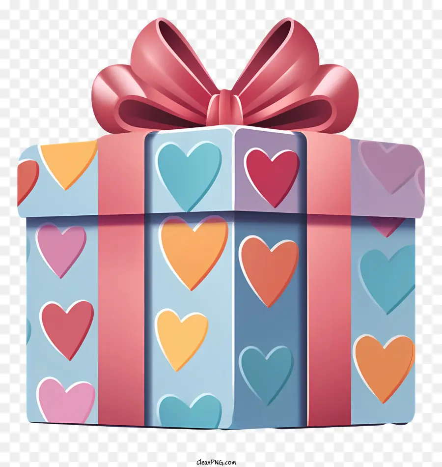 กล่องของขวัญ，หัวใจ PNG