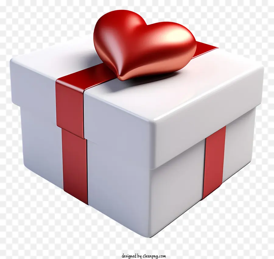 กล่องของขวัญ，ติดโบว์แดง PNG