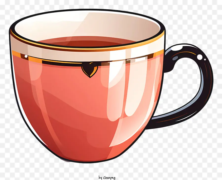 ถ้วยกาแฟ，แก้วเซรามิกสีแดง PNG