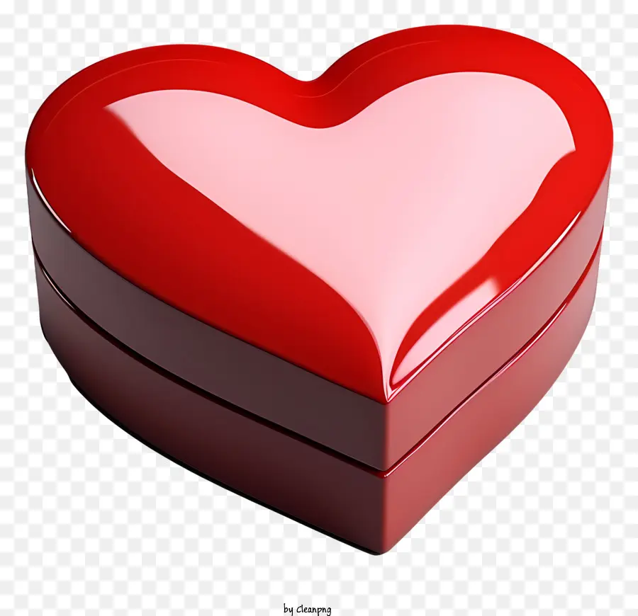 กล่องของขวัญ，ภาชนะหัวใจสีแดง PNG