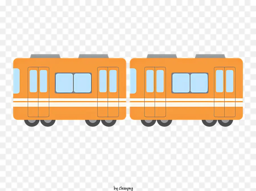 รถไฟ，รถไฟสีส้มและสีขาว PNG
