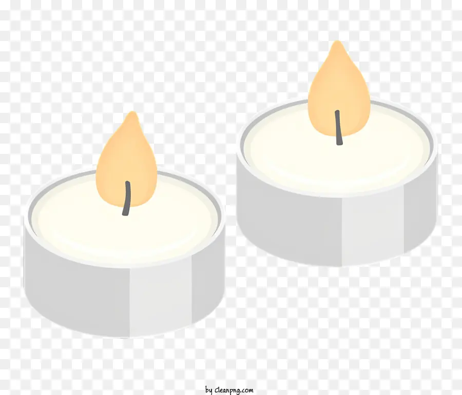 ไอคอน，เทียน Tealight PNG