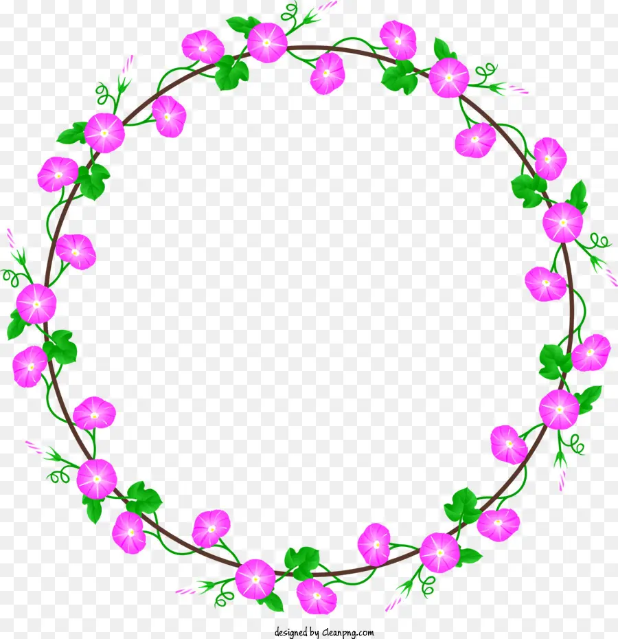 สีชมพู Wreath，สอนจัดดอกไม้เด็กๆเขาตกลงกัน PNG