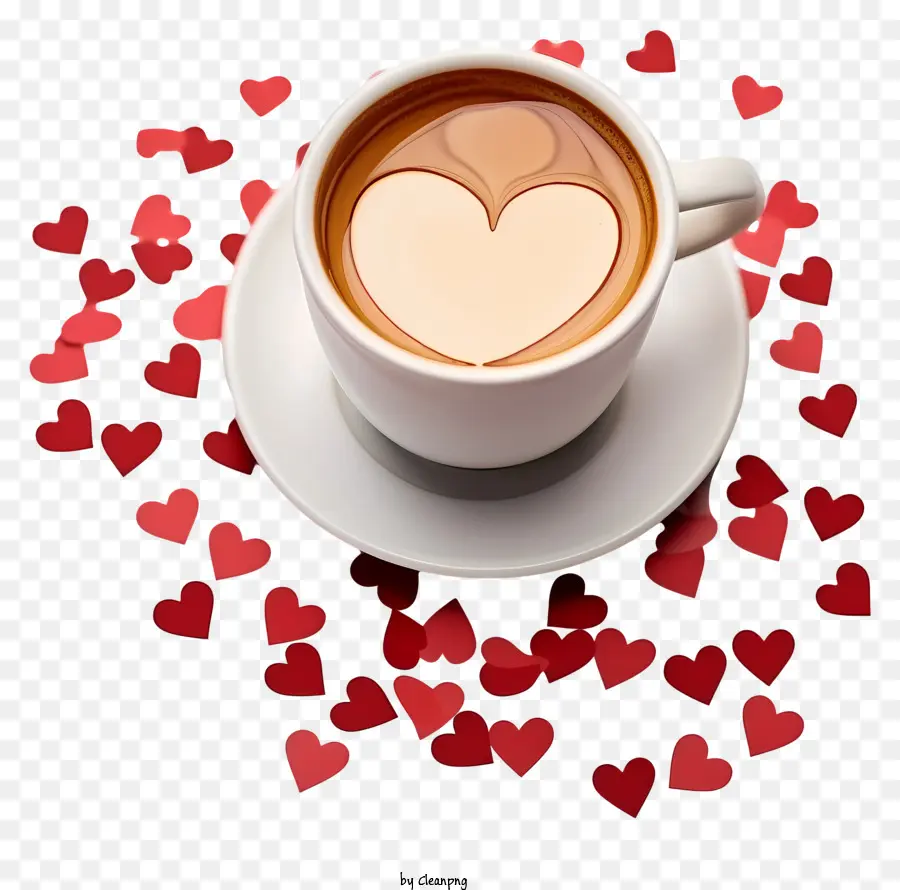 ถ้วยกาแฟ，หัวใจดื่มกาแฟ PNG