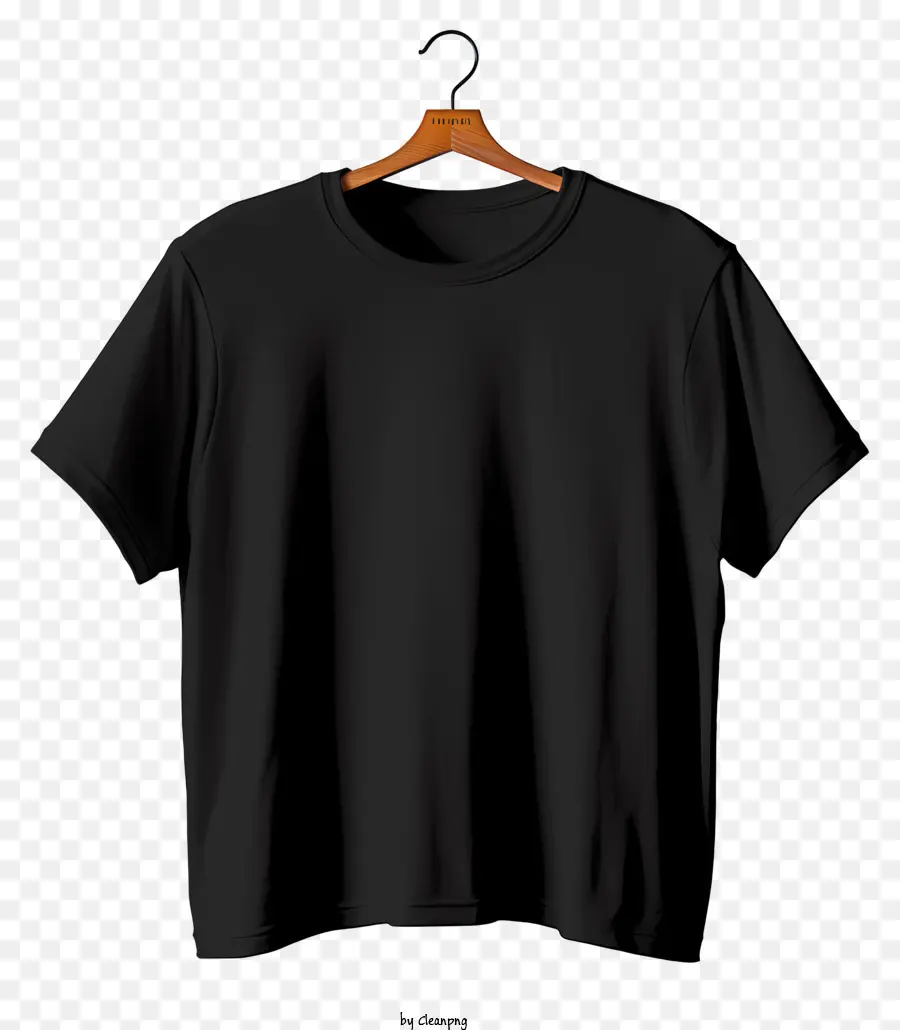 สีดำ Tshirt，ไม้แขวนเสื้อ PNG