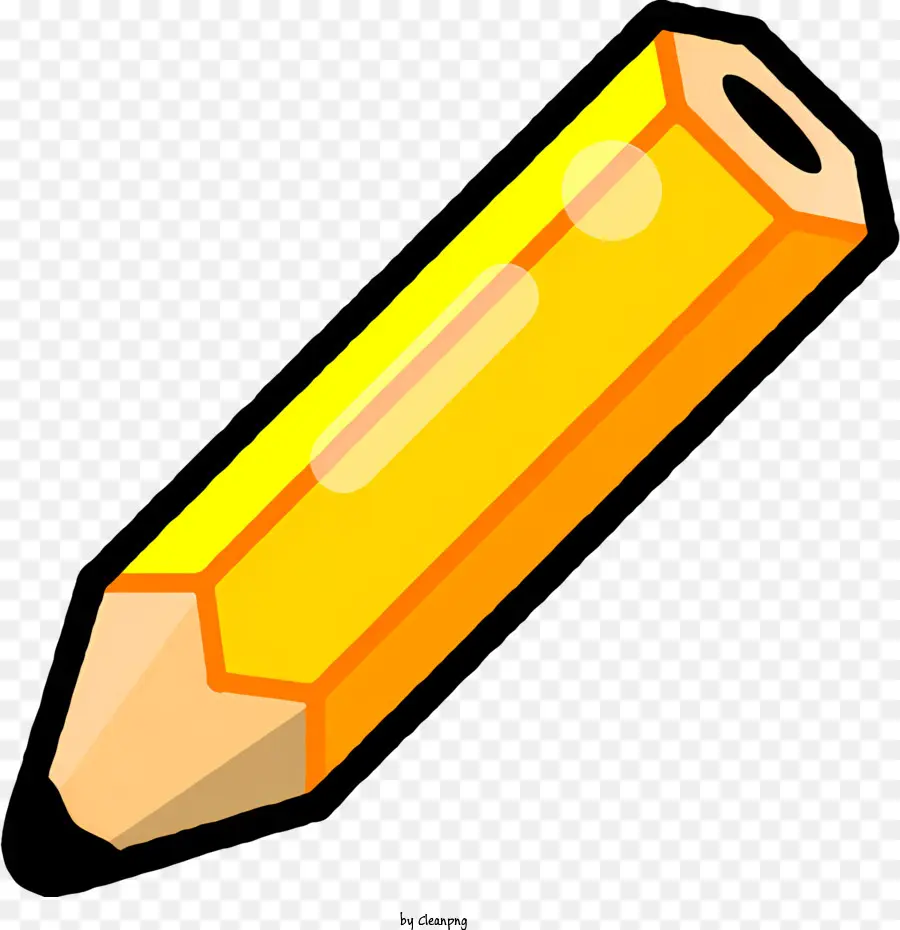 ดินสอสีเหลือง，ดินสอตะกั่วสีดำ PNG