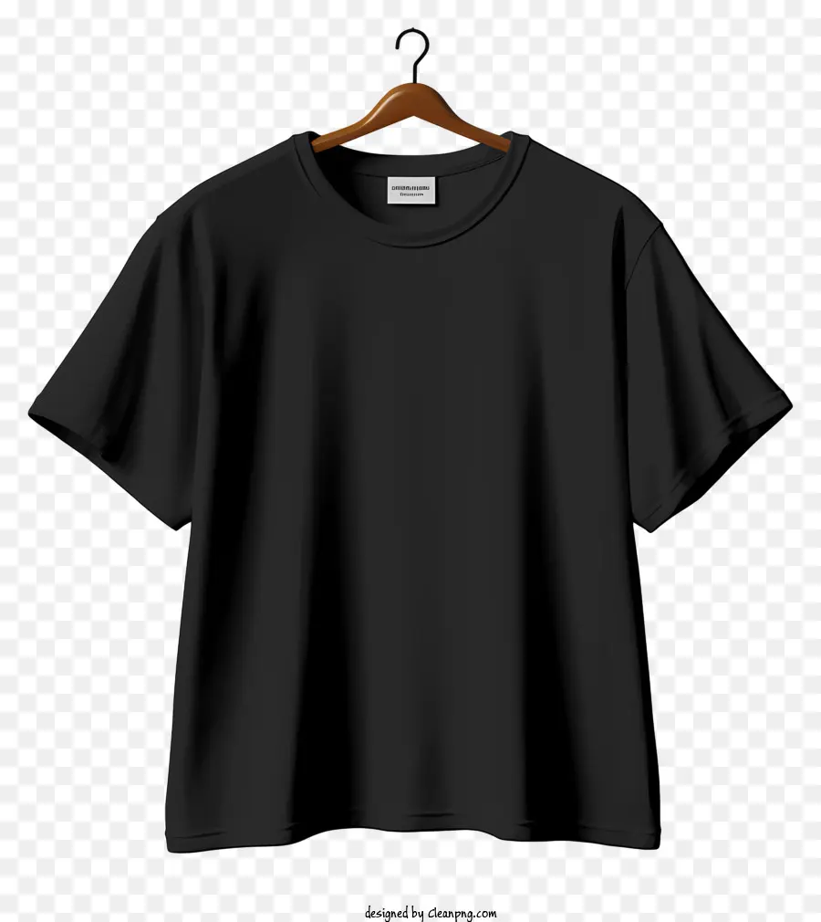 สีดำ Tshirt，ธรรมดาเสื้อดำ PNG