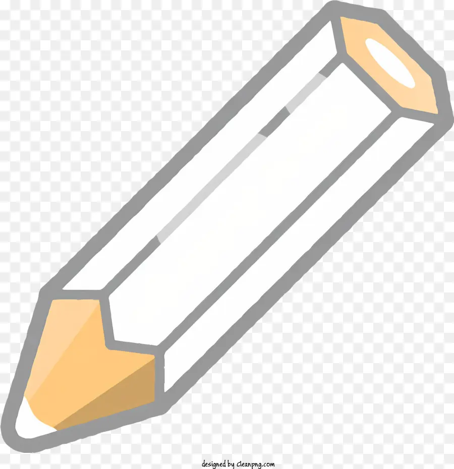 ดินสอ，สีเหลืองเขียนด้วยสีเทียน PNG