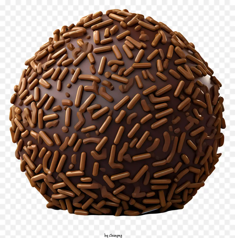 3d Brigadeiro ที่เหมือนจริง，ลูกบอลช็อคโกแลต PNG