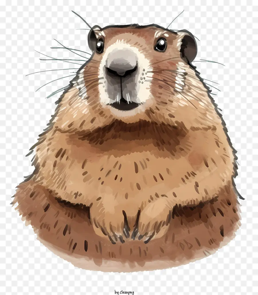 Doodle Groundhog，กราวนด์ฮอก PNG
