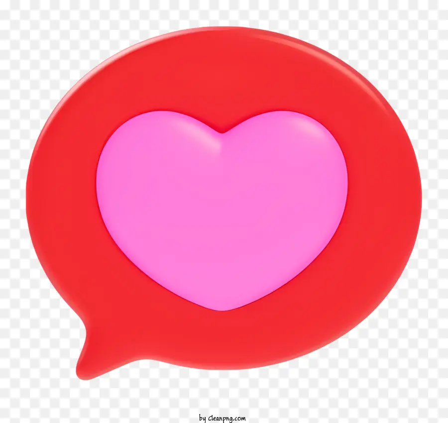 หัวใจสนทนา，สีชมพูหัวใจ PNG