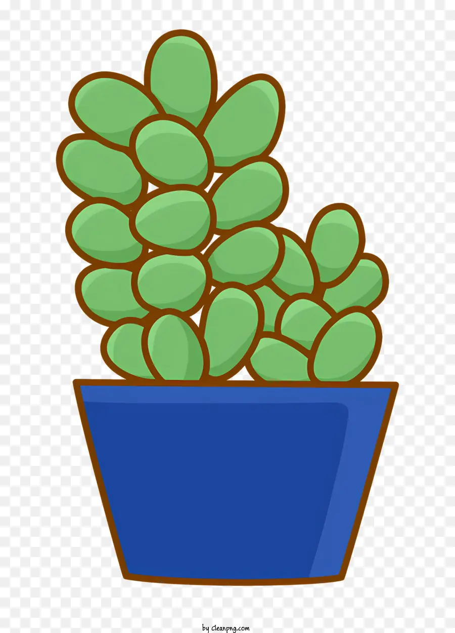 ชาวไร่เซรามิกสีน้ำเงิน，Cactus ต้นไม้ PNG
