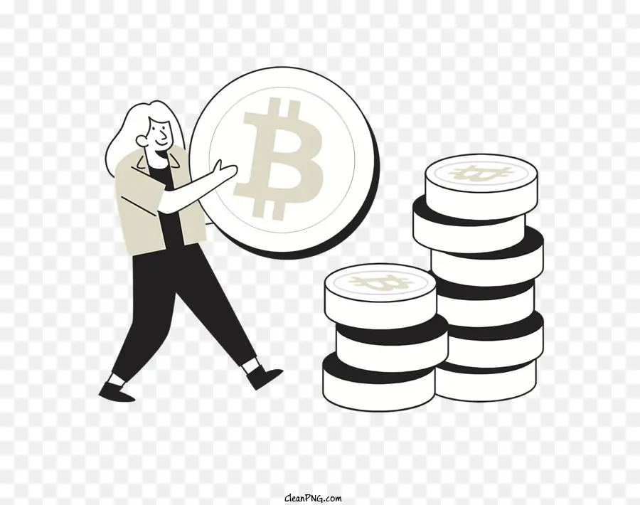 Bitcoin，เหรียญ Bitcoin PNG