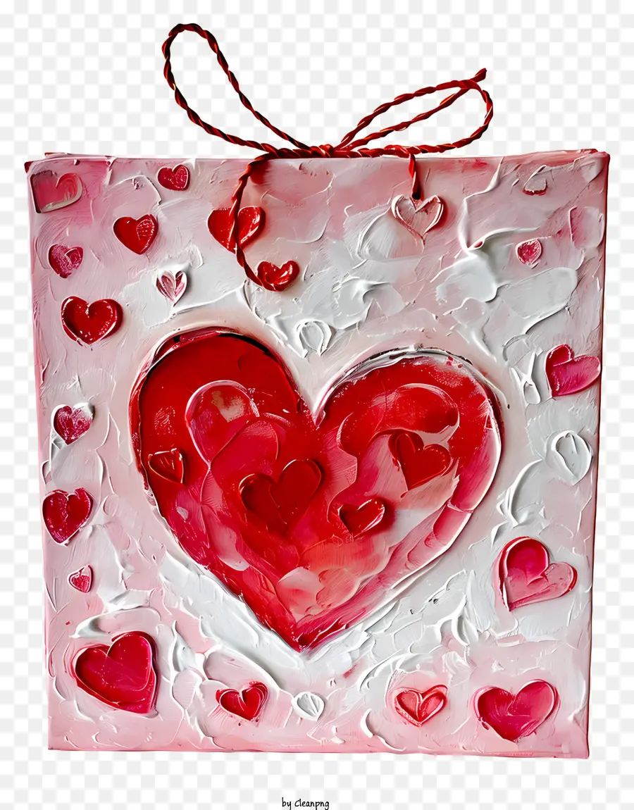 ถุงของขวัญวาเลนไทน์，ภาพหัวใจ PNG