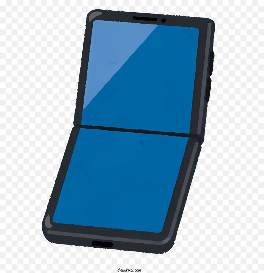 \n Smartphone，สีน้ำเงินกระเป๋าคุมข้อมูล PNG