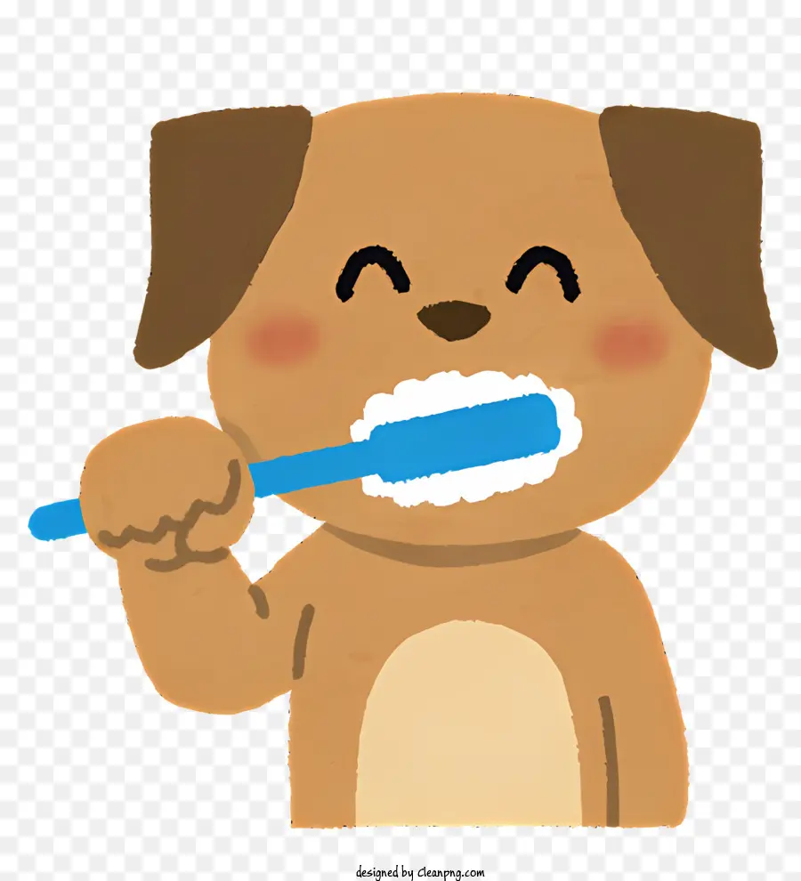 การ์ตูนปักหมา，แปรงสีฟัน PNG