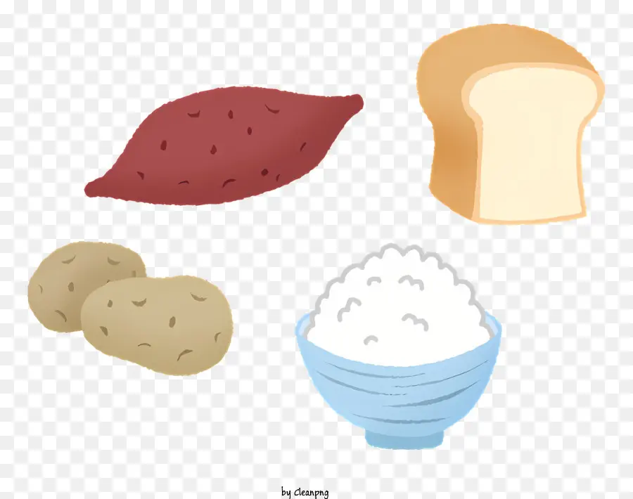อาหาร，ก้อนขนมปัง PNG