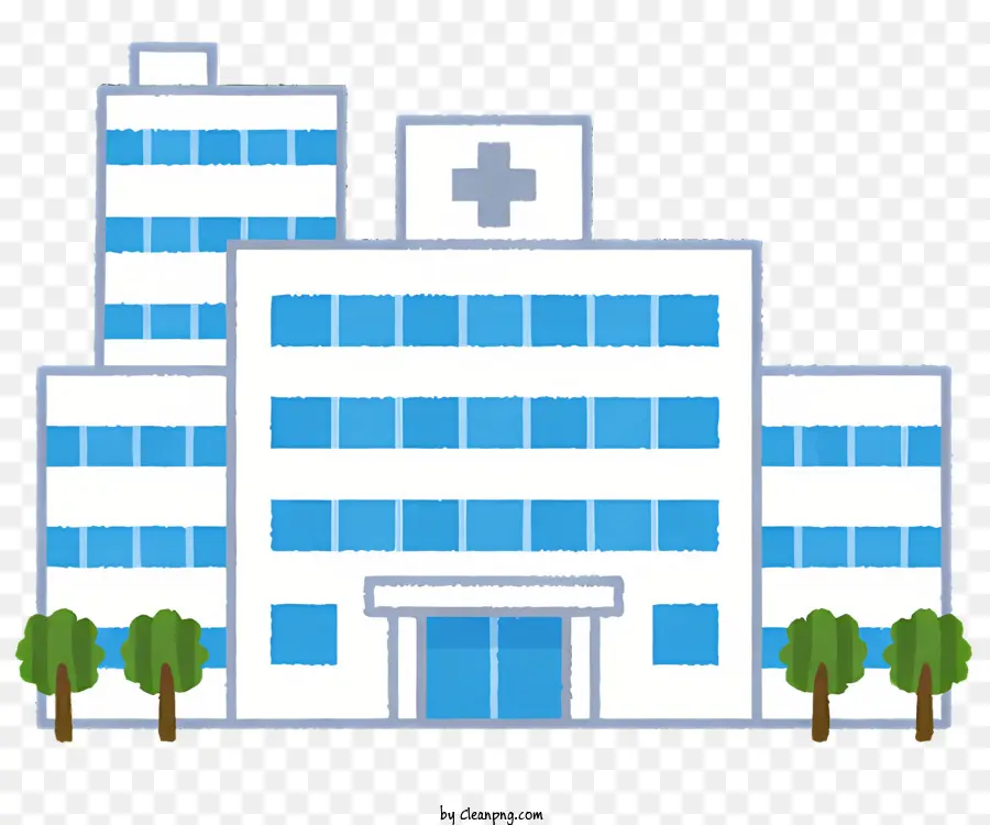 การก่อสร้างโรงพยาบาล，อาคารโรงพยาบาลสมัยใหม่ PNG