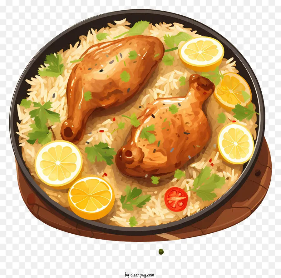 ไก่ที่วาดด้วยมือ Biryani，ไก่ PNG