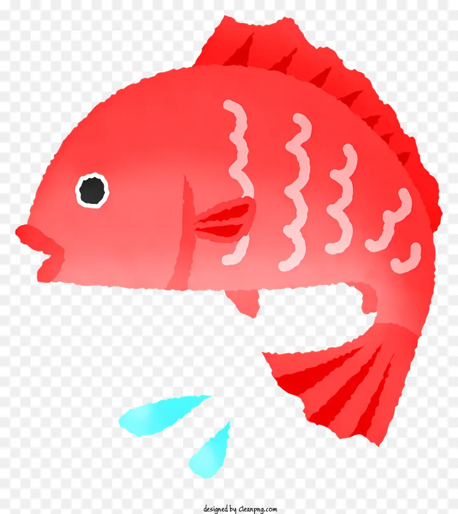 แดงปลา，ปลากระโดด PNG