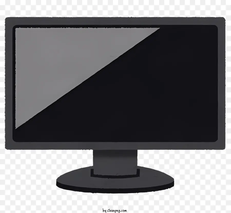 คอมพิวเตอร์，สีดำจอ PNG