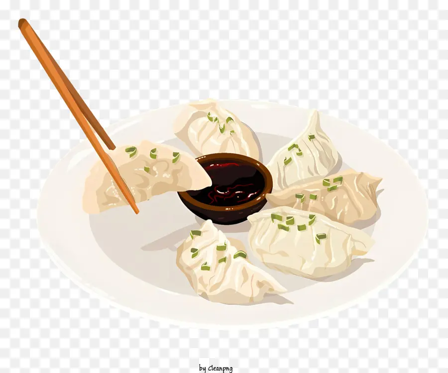 อาหารจีน，โกรธ Dumplings PNG