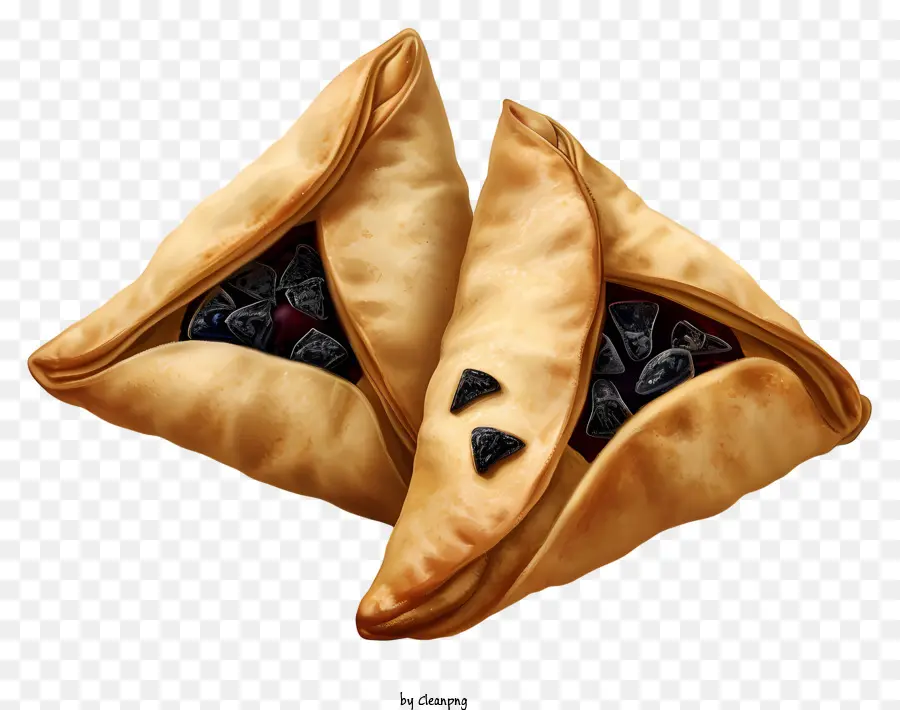 Purim Hamantaschen，ขนมสามเหลี่ยม PNG