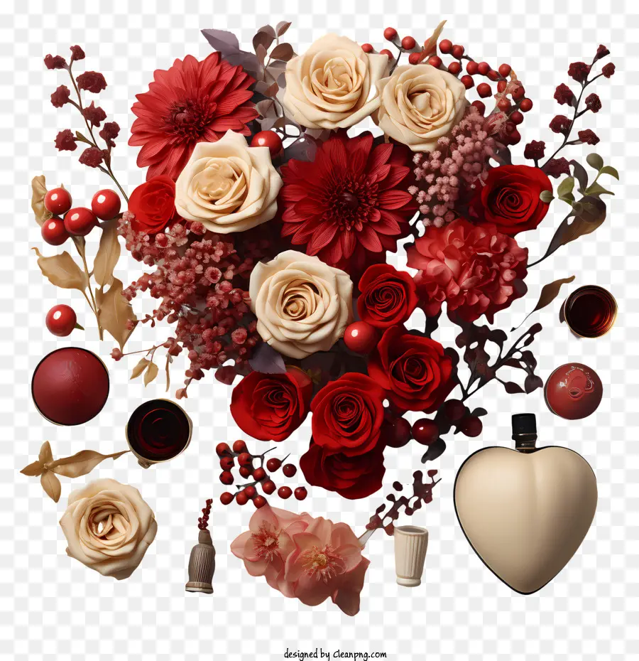 Valentines วัน，ช่อดอกไม้ PNG
