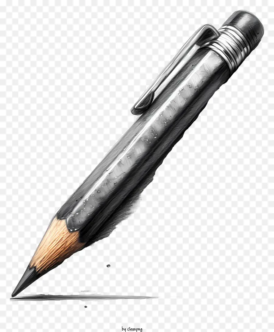 ดินสอ，ดำบนพื้นหลัง PNG