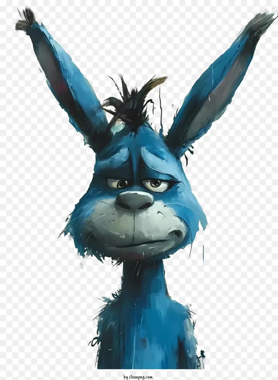 ลา，Blue Donkey PNG