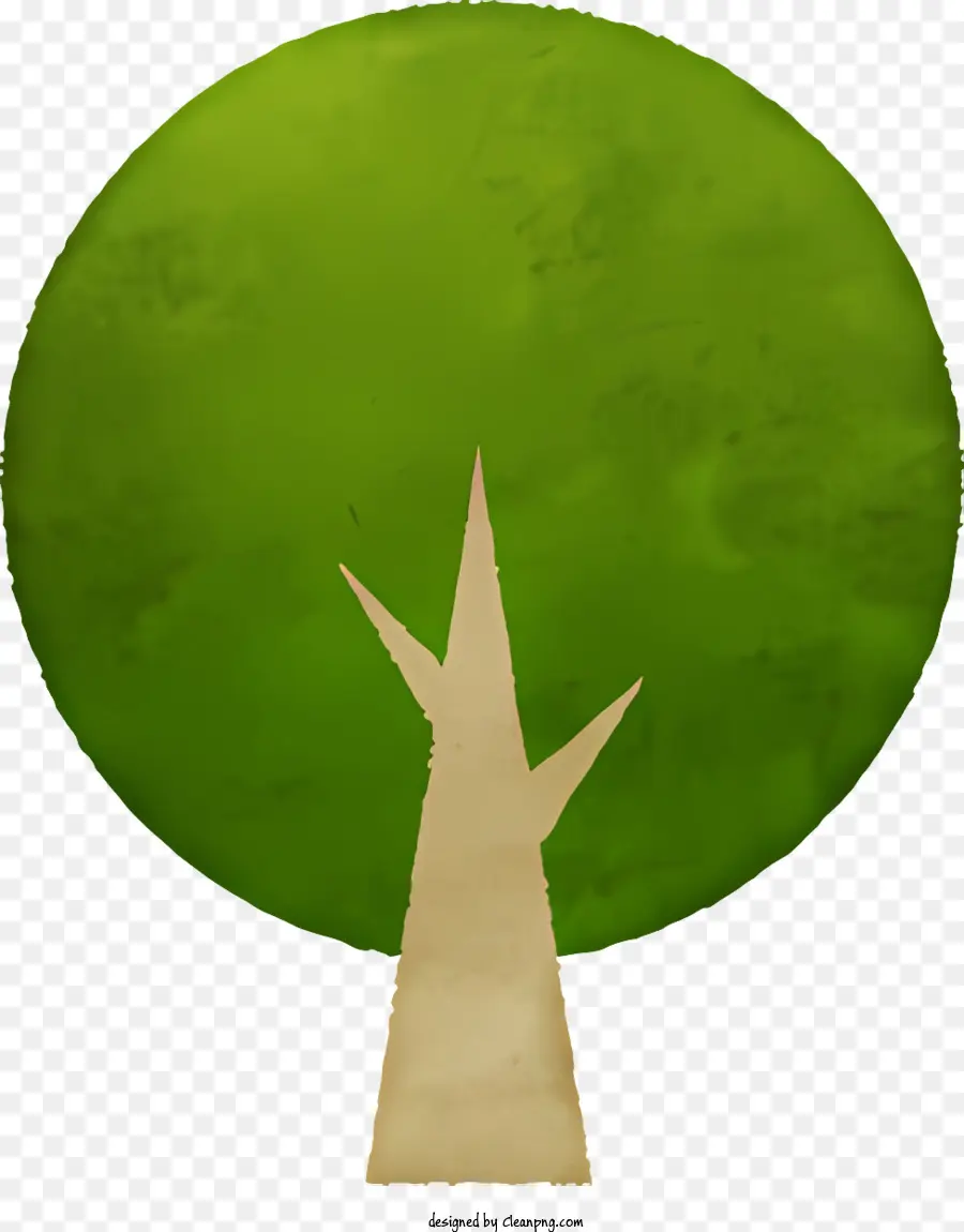 การ์ตูนปักต้นไม้，ต้นไม้เขียว PNG