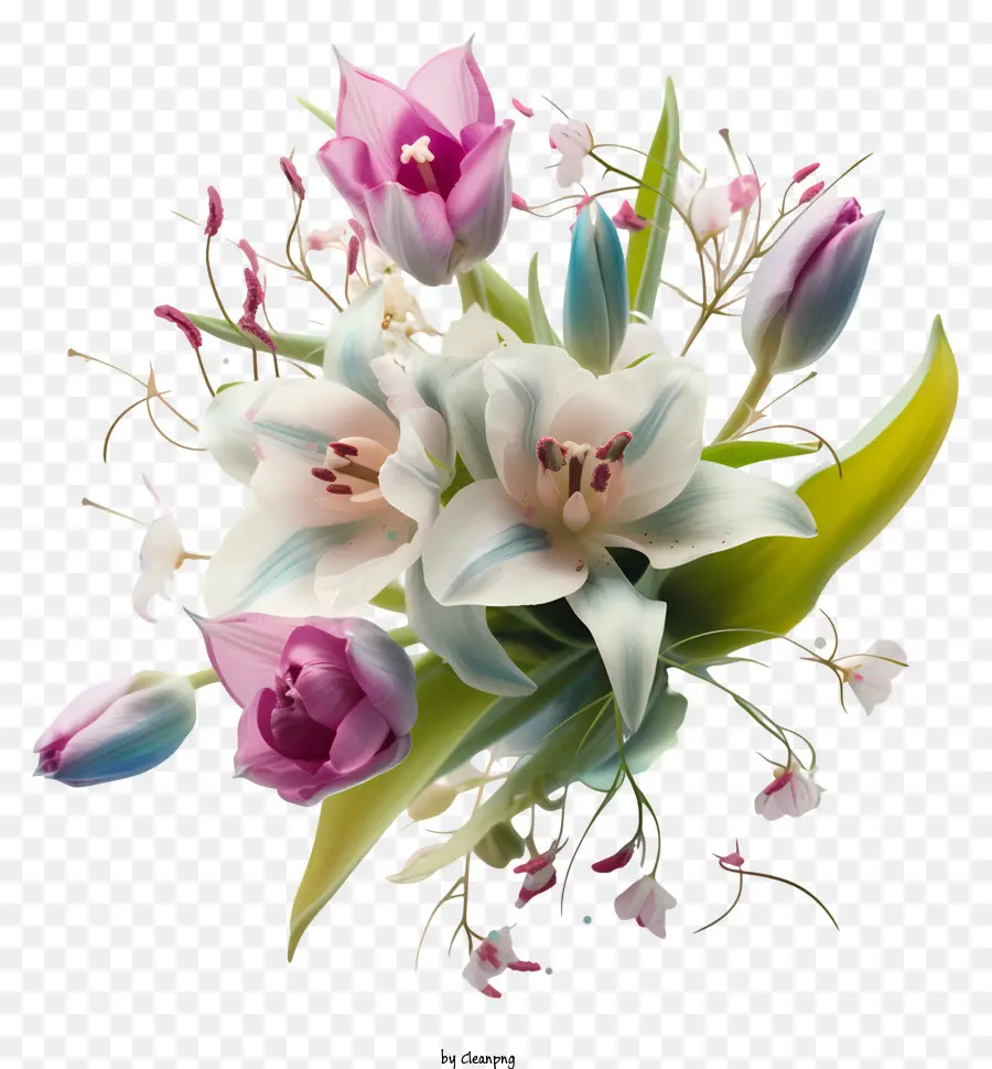 การออกแบบการจัดเรียงดอกไม้ที่สง่างาม，ช่อดอกไม้ PNG