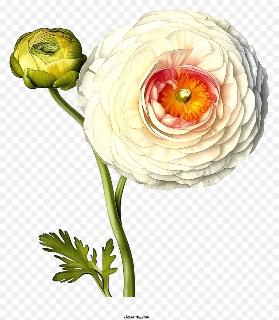 ดอกไม้ Ranunculus，ดอกไม้ PNG