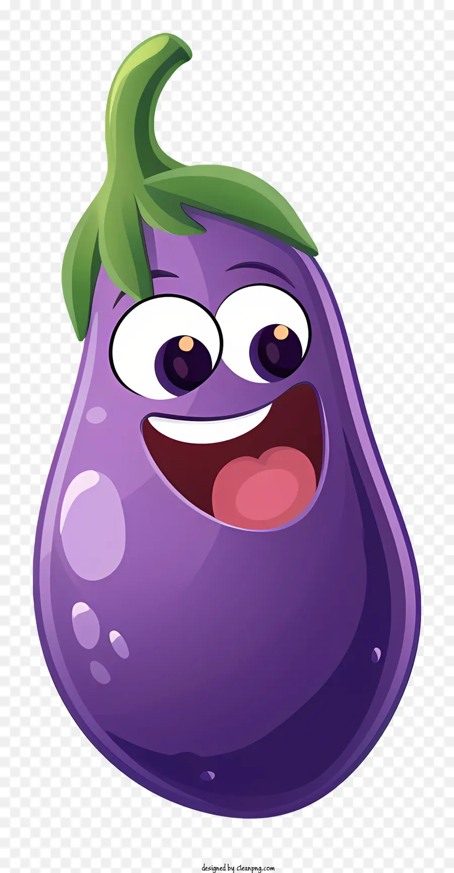 การ์ตูนปัก Eggplant，การเคลื่อนไหวของต้องใช้หน้าการ์ตูน PNG