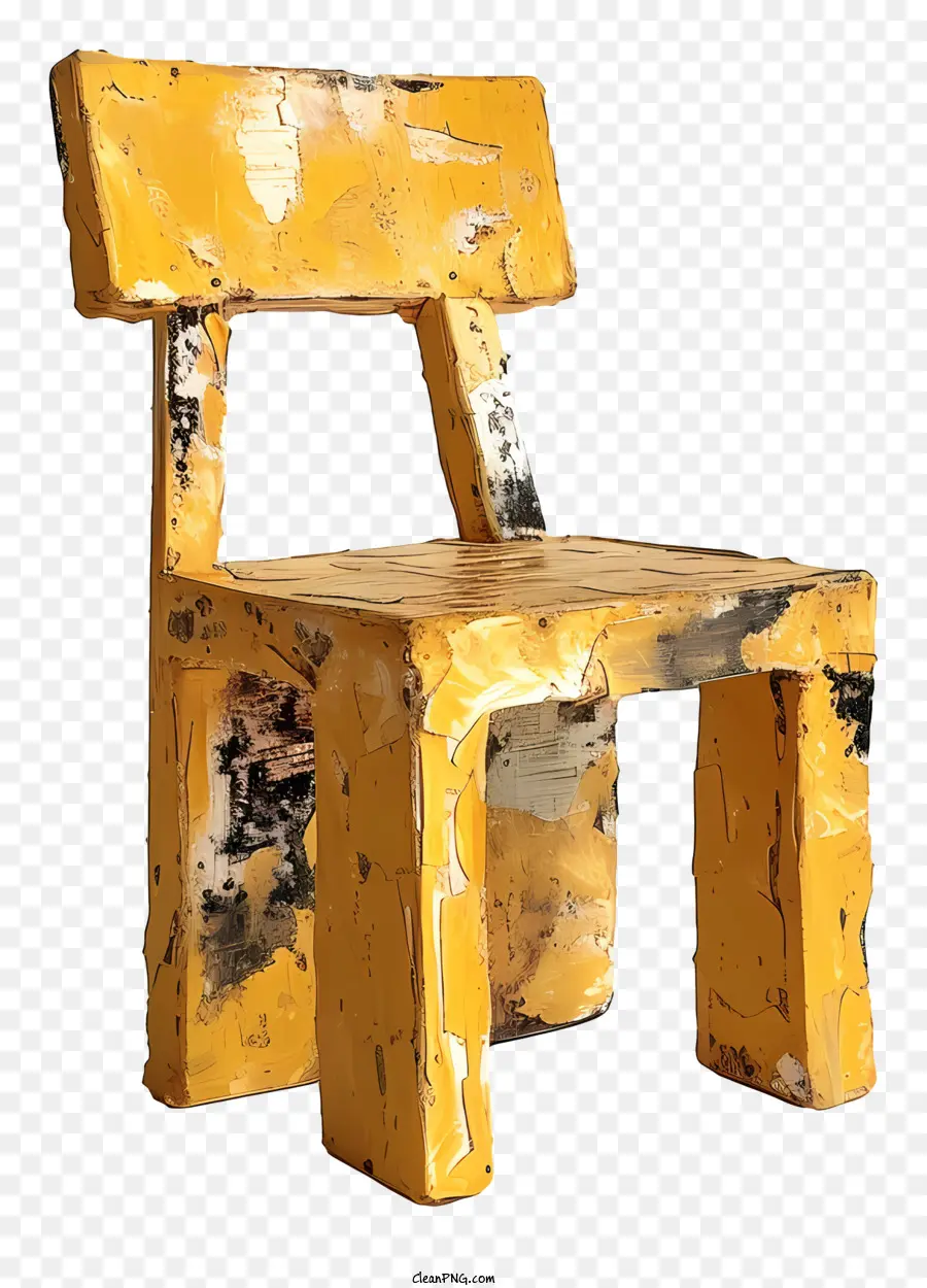 ทันสมัยเก้าอี้，สีเหลืองเก้าอี้ PNG