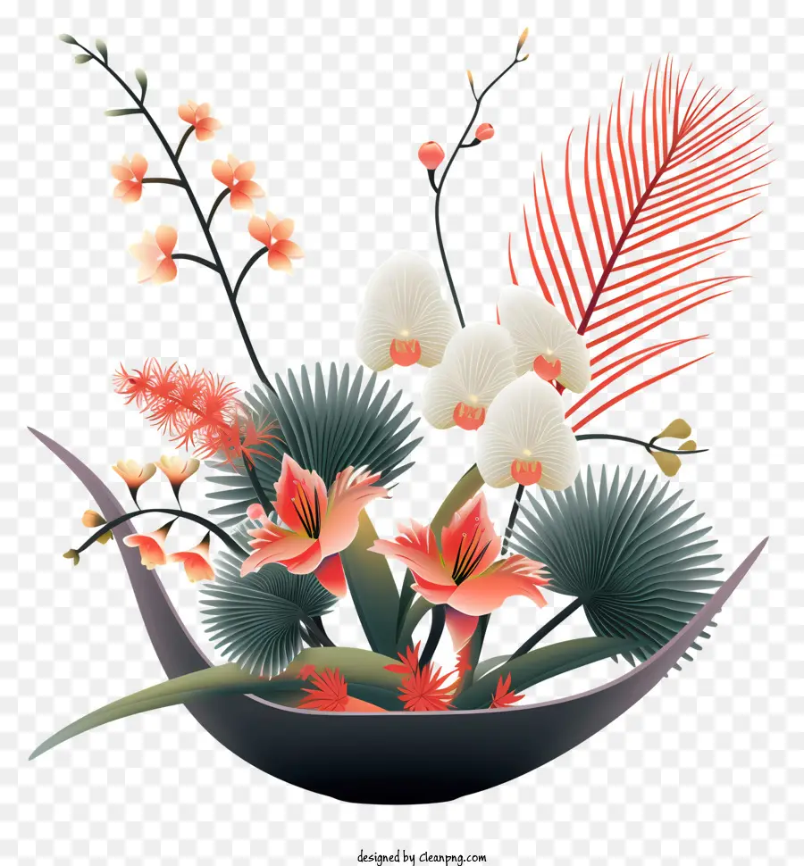 การจัดดอกไม้ Ikebana，การจัดดอกไม้ PNG