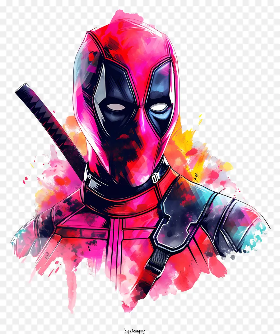 Deadpool，ตัวละครสวมหน้ากากสีแดง PNG