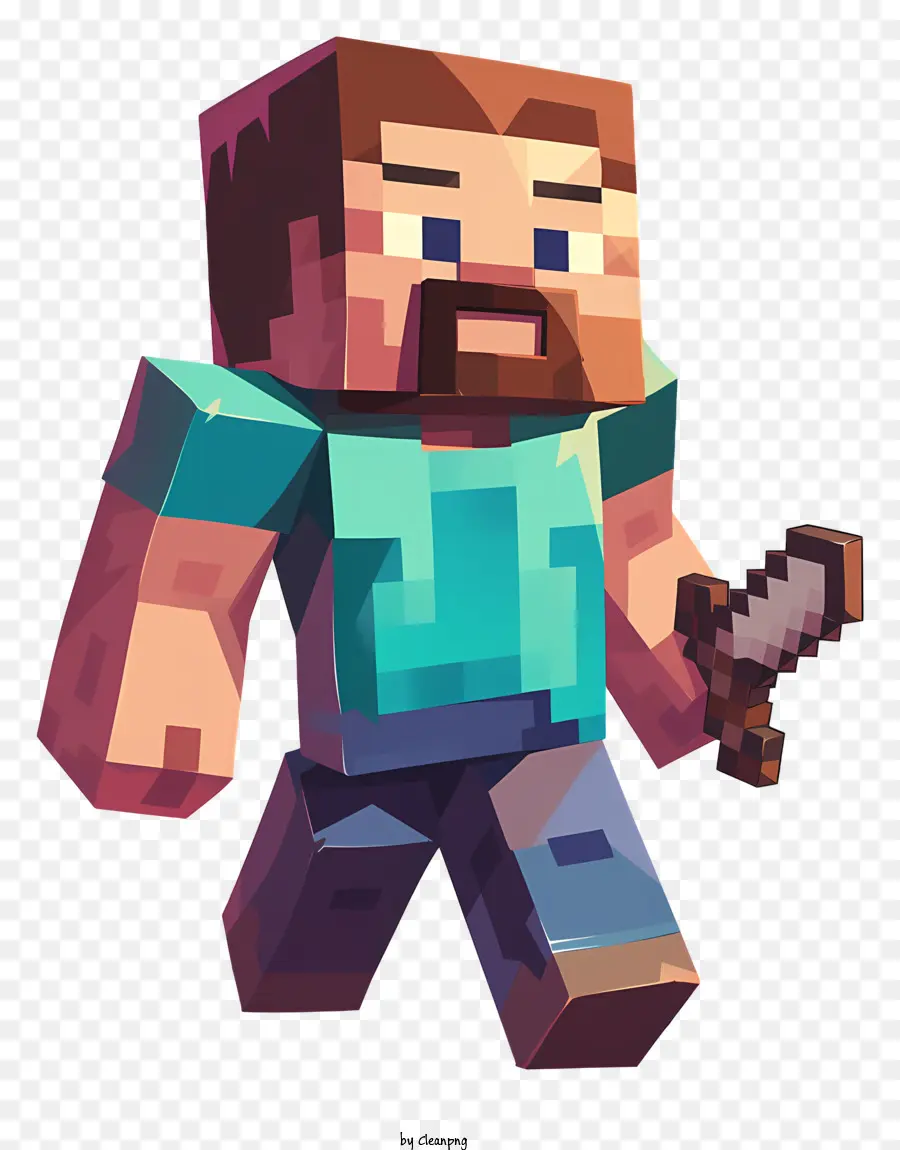 Minecraft Steve，ตัวละคร Minecraft PNG