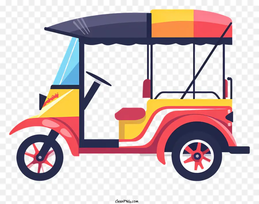 อัตโนมัติ Rickshaw，แสงสว่างสี PNG