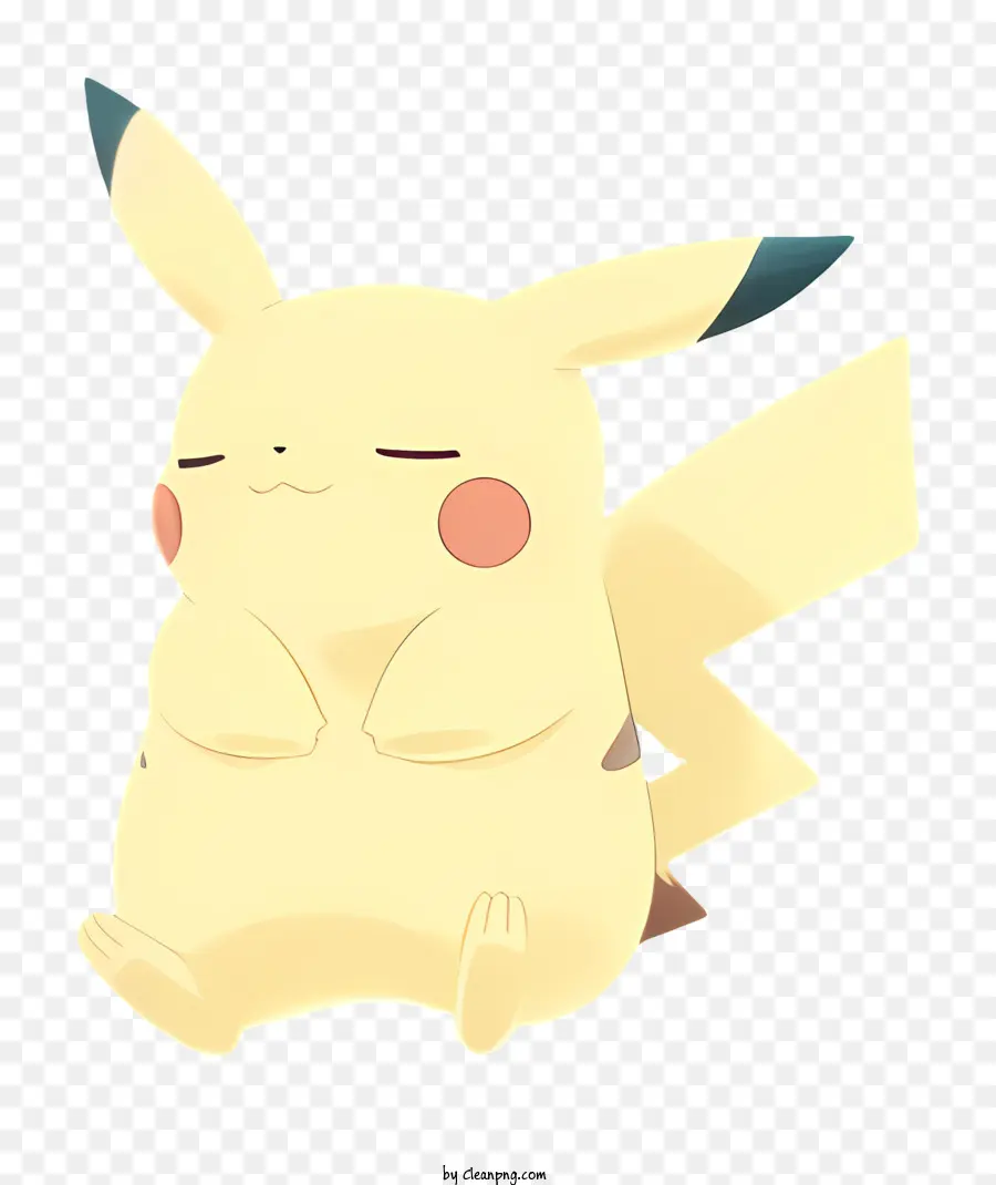 Pikachu，นอนหลับ PNG