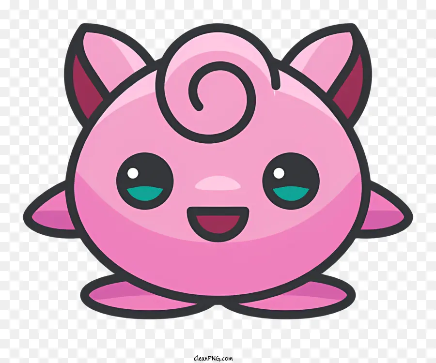 ไอคอนโปเกมอน，Jigglypuff สีชมพู PNG