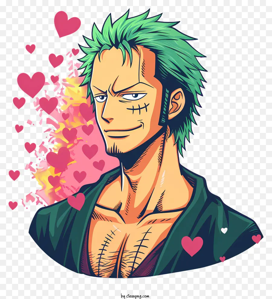 Ridge Day Ece Rorono Zoro，ตัวละครอนิเมะ PNG