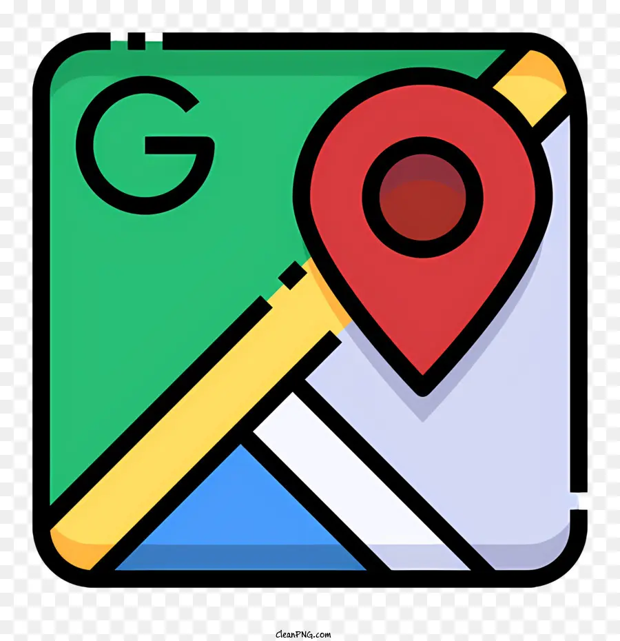 โลโก้ Google Maps，ไอคอน Google Maps PNG