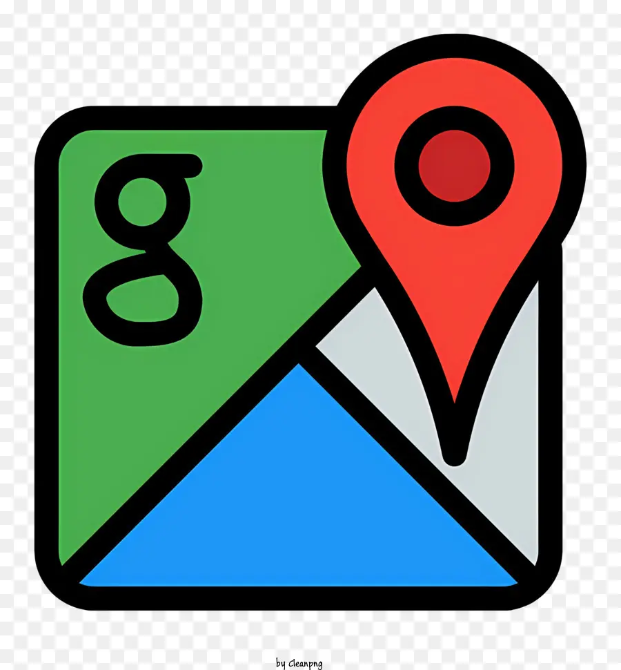 โลโก้ Google Maps，ไอคอนแผนที่ PNG